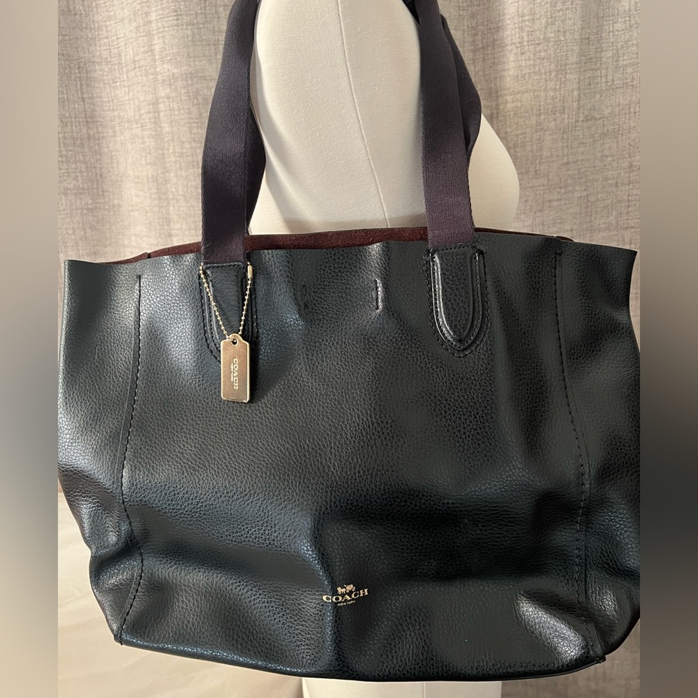 Coach Tote Bag with Gold Tag